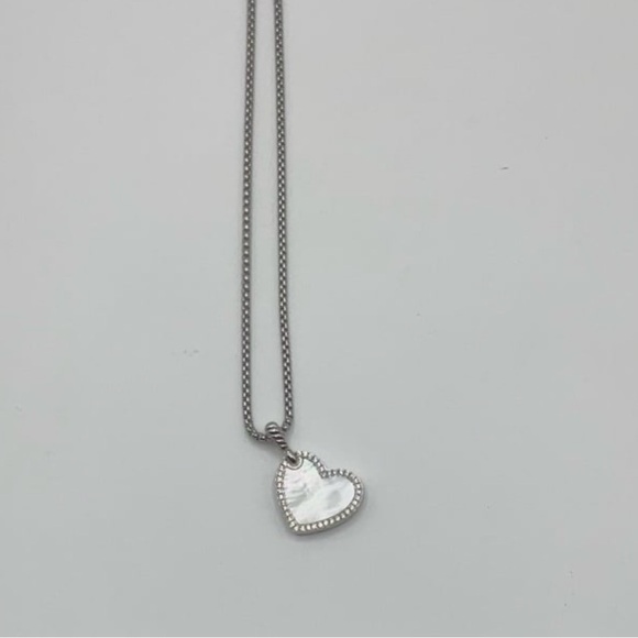 💥SALE💥PRICE IS FIRM David Yurman Heart Amulet Necklace - Picture 4 of 9